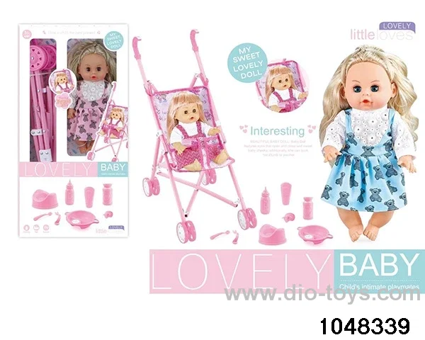 12 inch doll set in window box