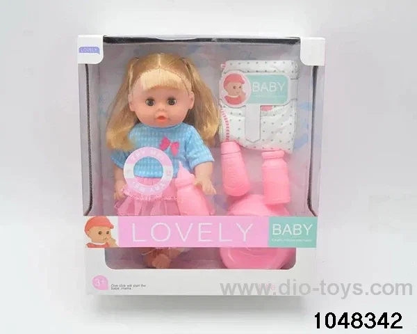 12 inch doll set in window box