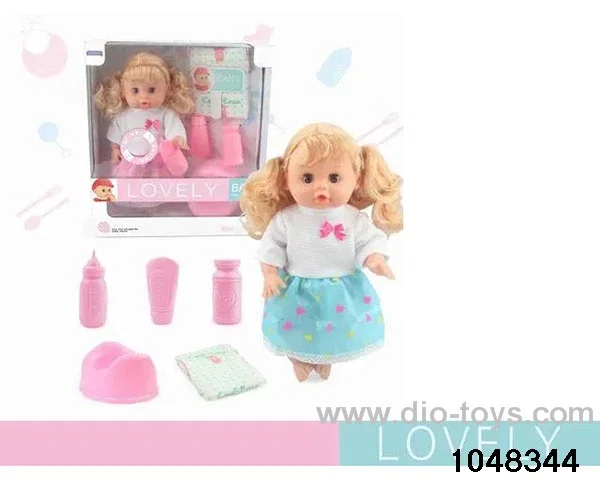 12 inch doll set in window box