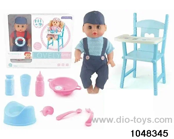 12 inch doll set in window box