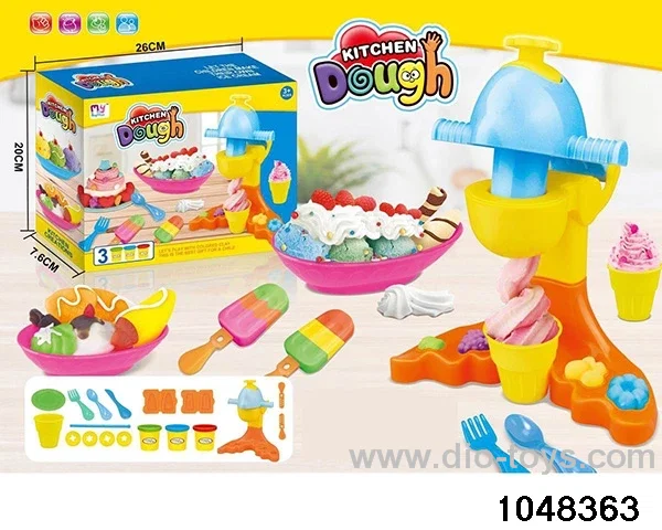 Colourful clay noodle machine in color box
