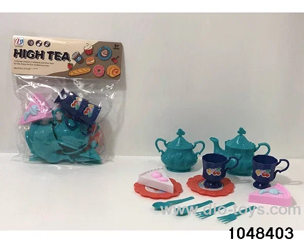 Tea Set with Food in PP bag with header