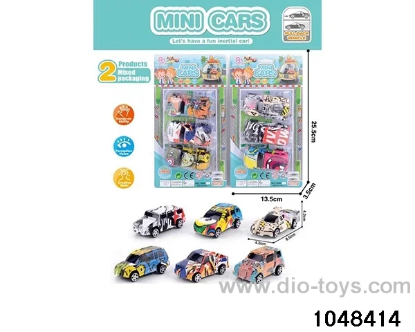 pull back car in Blister card