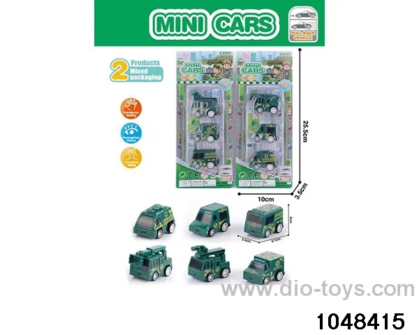 pull back car in Blister card