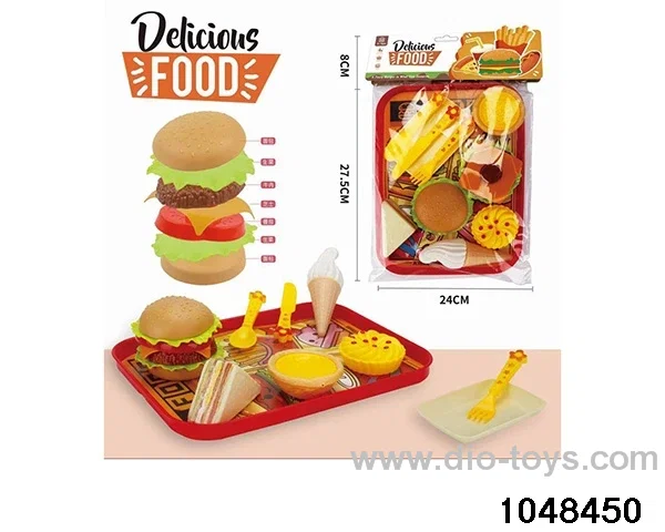 Card Head Burger in PP bag with header