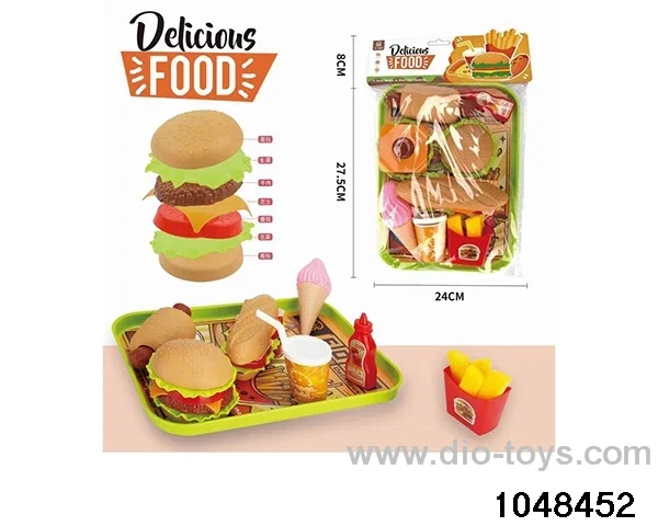 Card Head Burger in PP bag with header