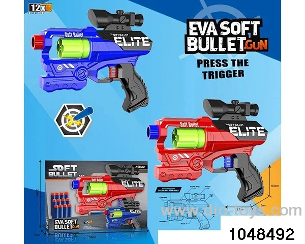 EVA soft projectile gun in display box