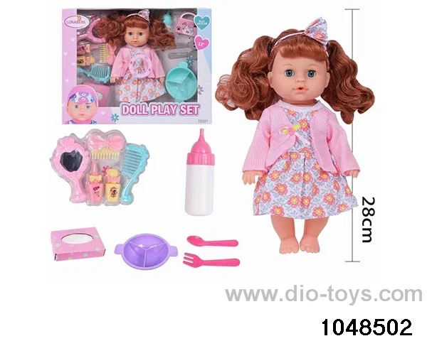 12 inch doll set in window box