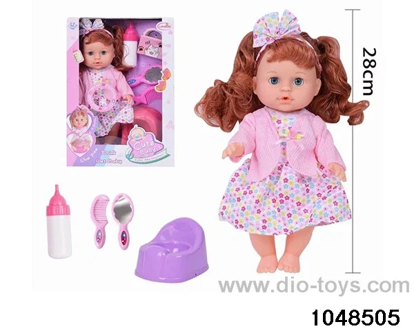 12 inch doll set in window box