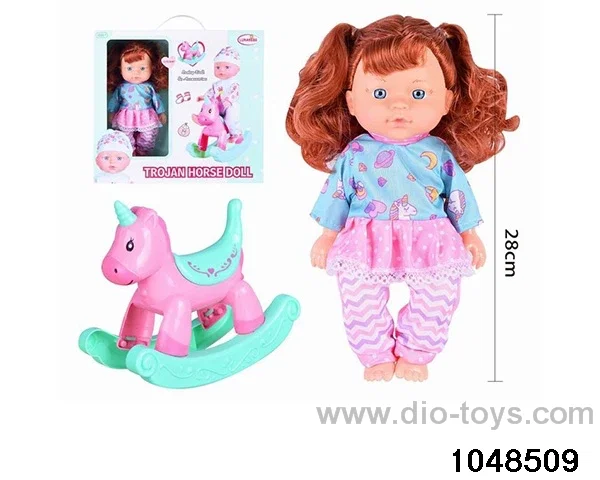 12 inch doll set in window box
