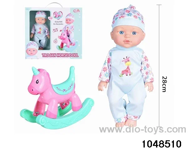 12 inch doll set in window box