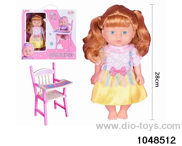 12 inch doll set in window box