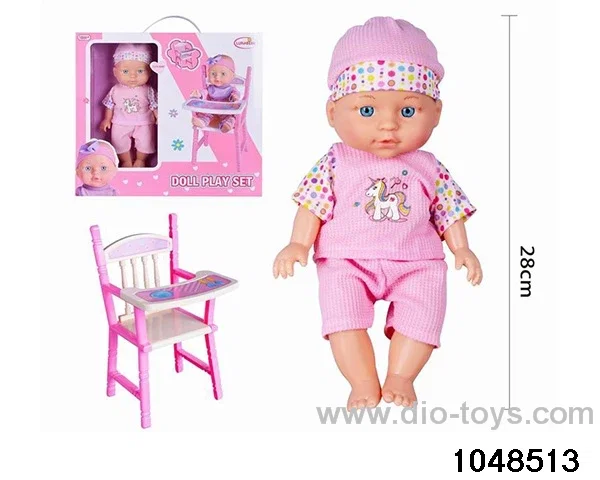 12 inch doll set in window box