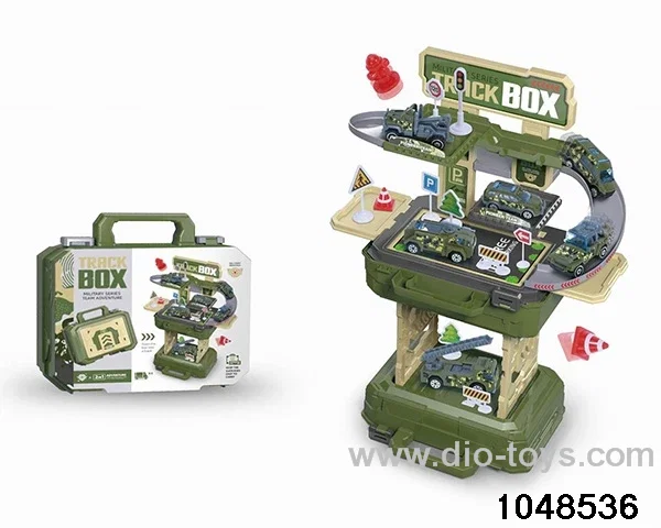 2-in-1 rail car park in paper card