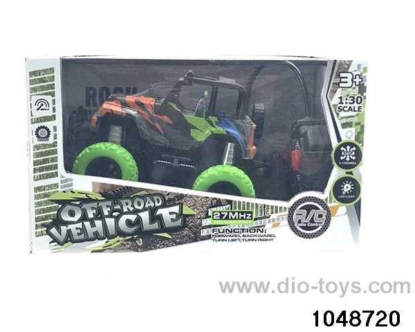 1:30 4ch RC car with light(electricity not included) in window box