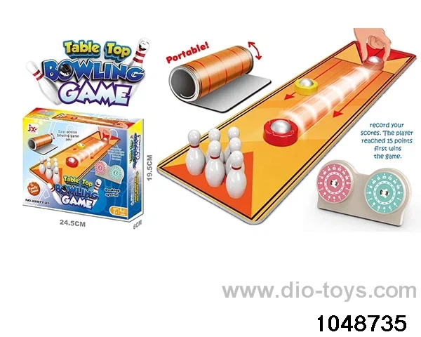 scoring bowling game in color box
