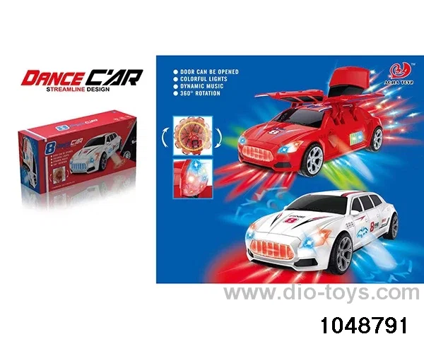 Electric Lighted Musical Car in color box