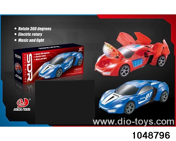 Electric Lighted Musical Car in color box