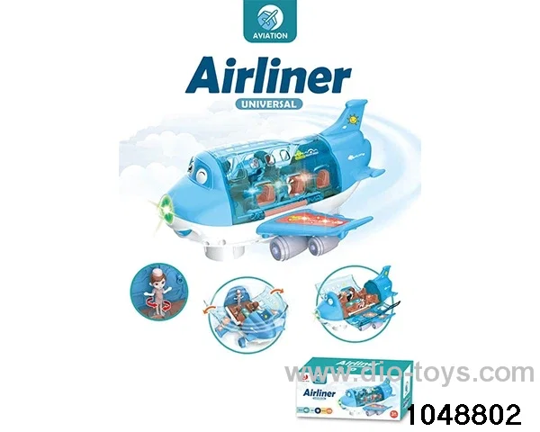 Electric light and music airliner in color box