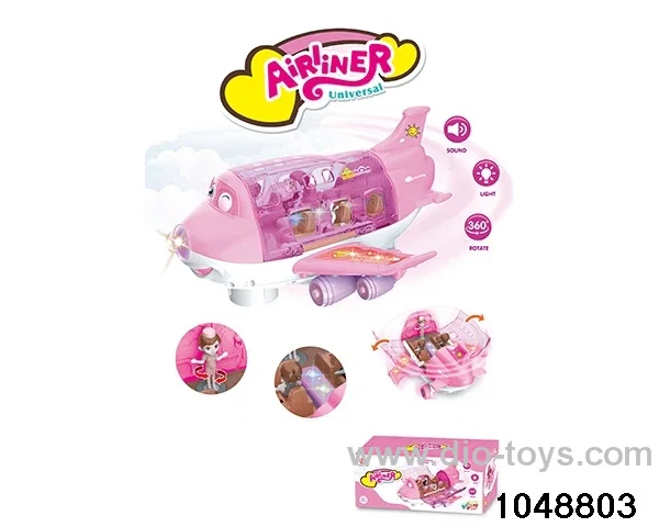 Electric light and music airliner in color box