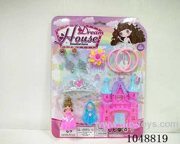 DIY castle with princess accessories