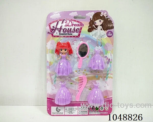 DIY princess with clothes comb
