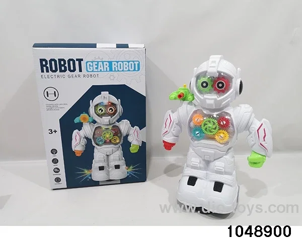 Electric Lighted Musical Robot in color box