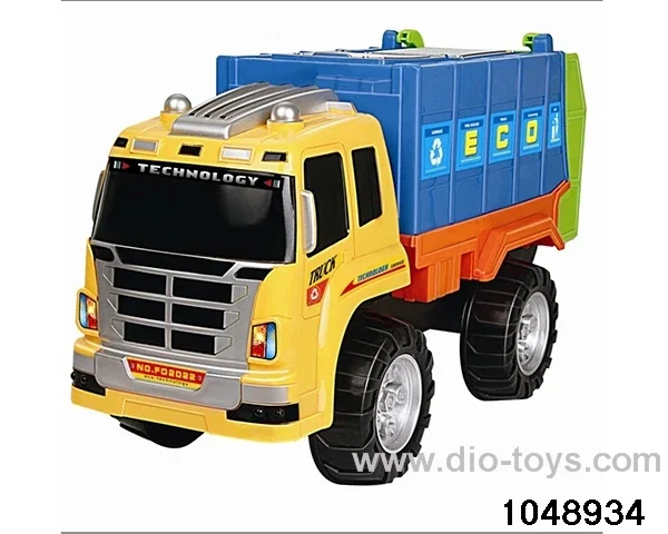 Skidding Garbage Truck in PP bag with header