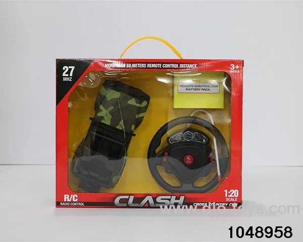 4ch RC Car with Lights + Music (Electricity Included) in window box