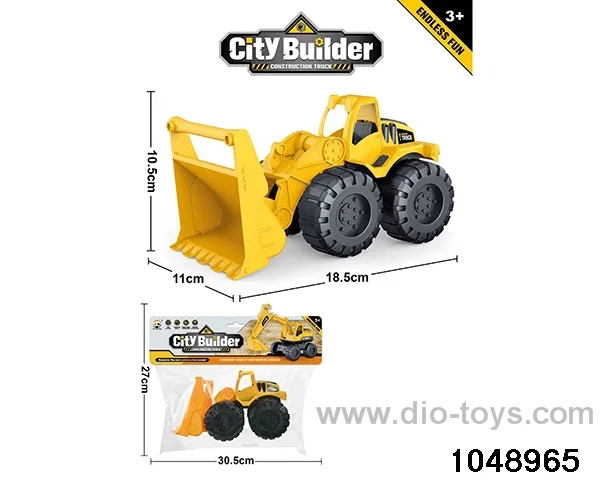 Large Bulldozer in PP bag with header