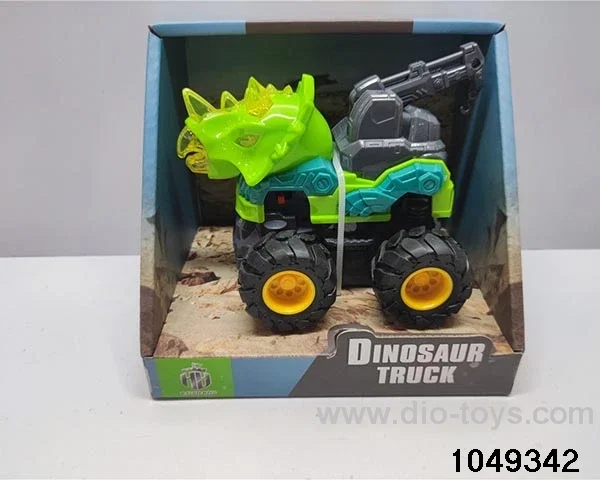 Inertia car with sound and light in display box