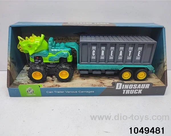 Inertia car with sound and light in display box