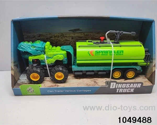 Inertia car with sound and light in display box