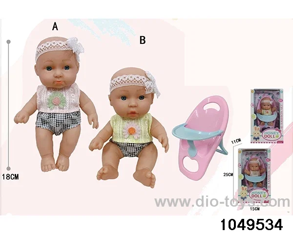 7 inch doll in window box