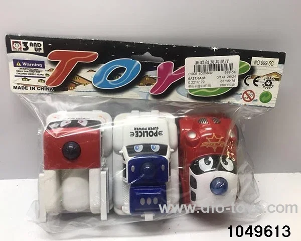 inertial vehicle in PP bag with header