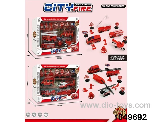 Pull Back Car Set（2 Mixed）in window box