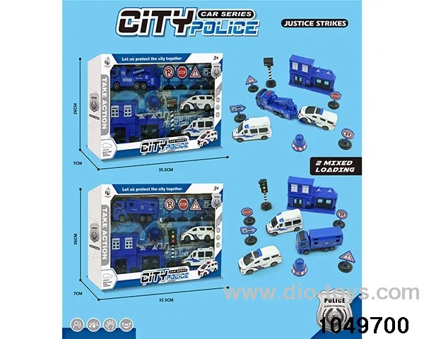 Pull Back Car Set（2 Mixed）in window box