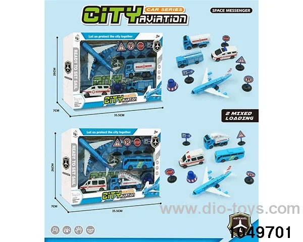 Pull Back Car Set（2 Mixed）in window box