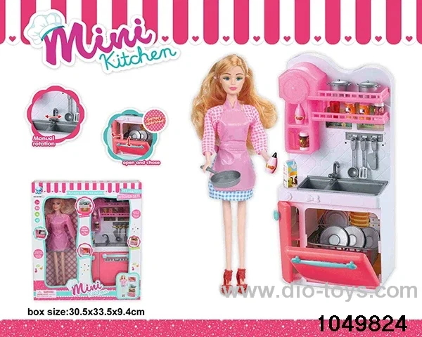 Washbasin + Barbie in window box
