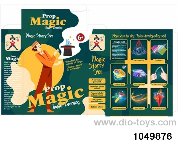 magic prop in color box