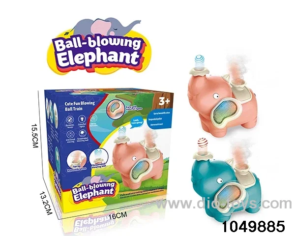 Cute Cartoon Electric Ball Blowing Elephant in color box