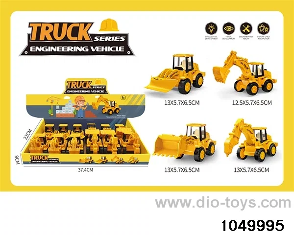Pull Back Car Set （4 Mixed）in display box