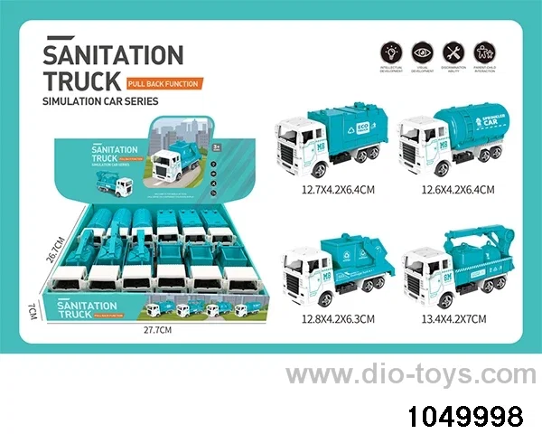 Pull Back Car Set （4 Mixed）in display box