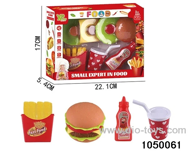 Burger & Fries Set in window box