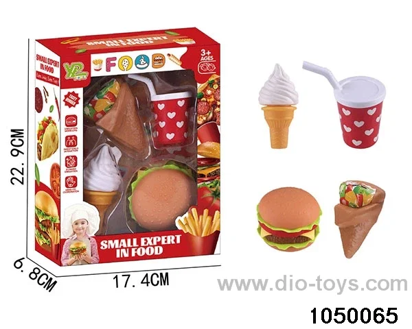 Burger & Fruit Pie Set in window box