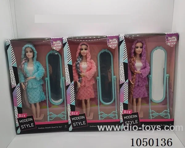 11 inch doll in window box 3 asstd