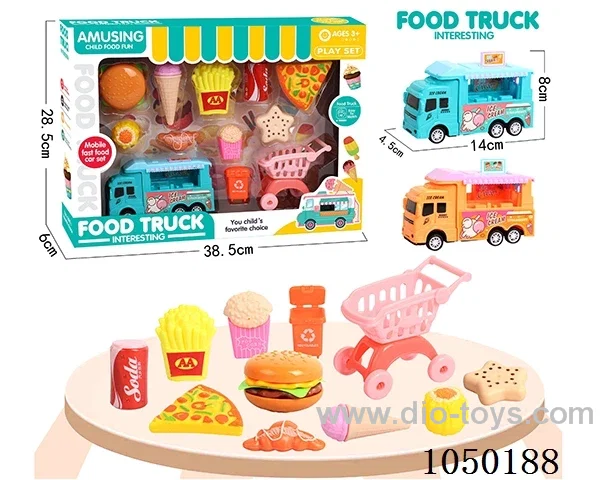 mobile fast food car set