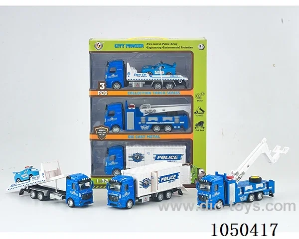 1:32 Pull back alloy car in 3pcs window box