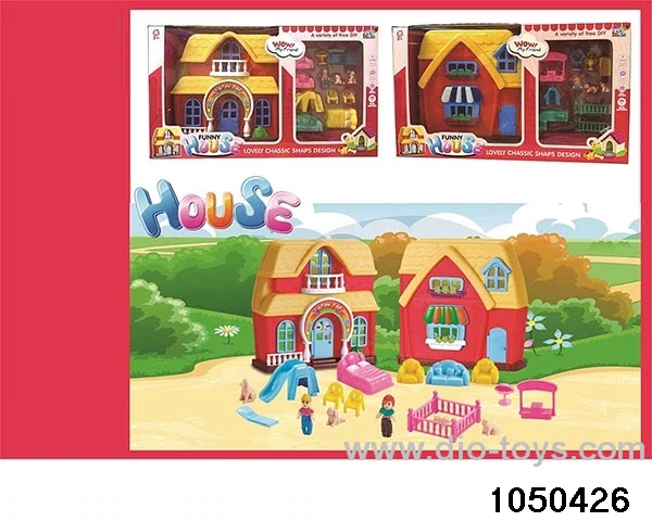 cottages in window box