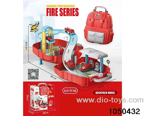 Puzzle Car Park (Fire Series) in color box